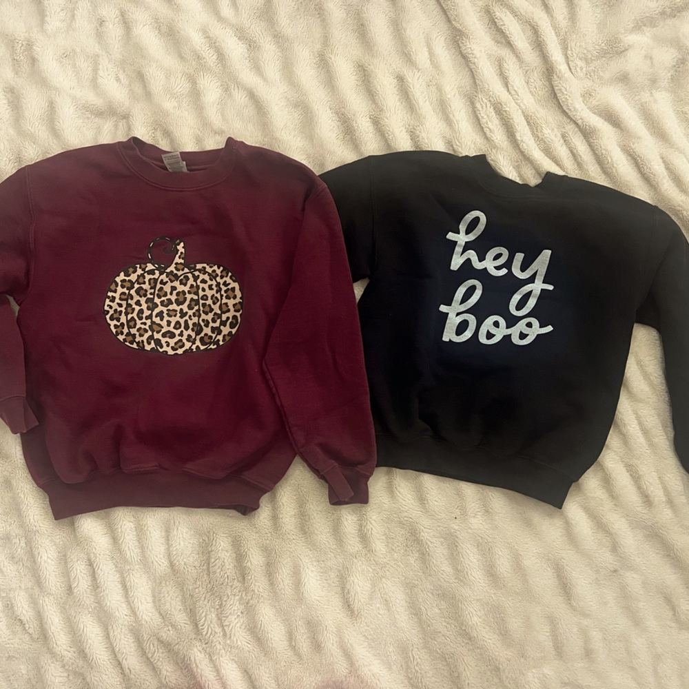 Fall and Halloween sweatshirts